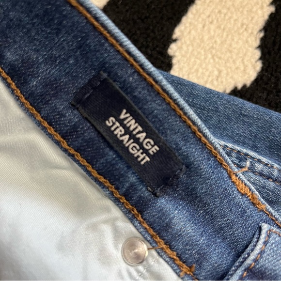 J. Crew Vintage Straight ECO High Rise Exposed Button Front Jeans Size 27 - Picture 10 of 15